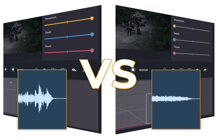 Filmstro app - controlling the ending of music soundtracks using our custom sliders